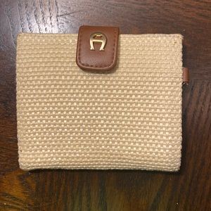 Etienne Aigner Woven Straw Women’s Wallet